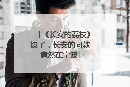 《长安的荔枝》爆了，长安的同款竟然在宁波