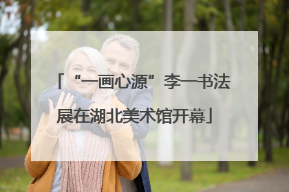 “一画心源”李一书法展在湖北美术馆开幕