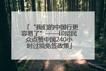 “我们的中国行更容易了”——印尼民众点赞中国240小时过境免签政策
