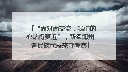 “面对面交流，我们的心贴得更近”，新疆博州各民族代表来鄂考察