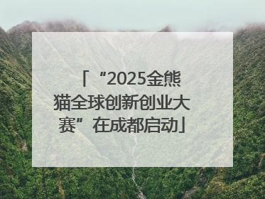 “2025金熊猫全球创新创业大赛”在成都启动