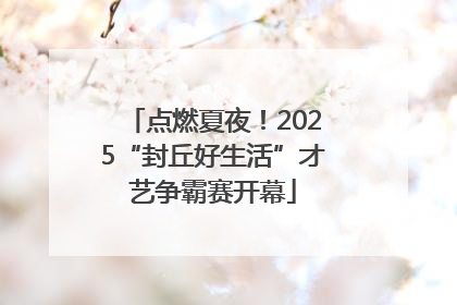 点燃夏夜！2025“封丘好生活”才艺争霸赛开幕
