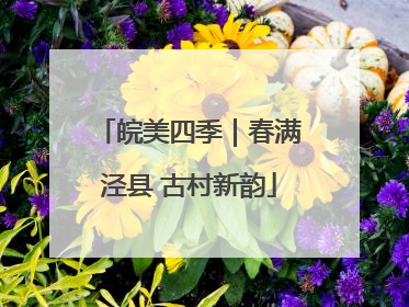 皖美四季｜春满泾县 古村新韵