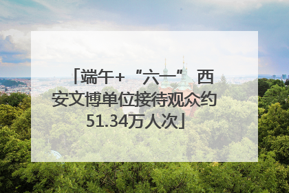 端午+“六一” 西安文博单位接待观众约51.34万人次