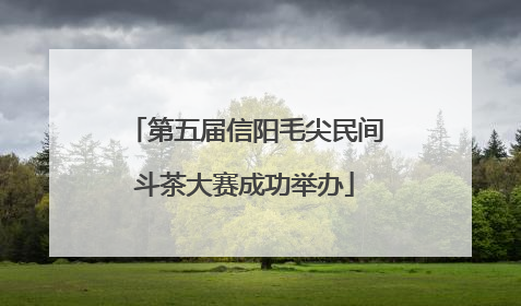 第五届信阳毛尖民间斗茶大赛成功举办