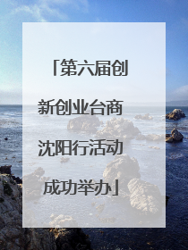 第六届创新创业台商沈阳行活动成功举办
