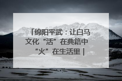 绵阳平武：让白马文化“活”在典籍中 “火”在生活里｜新闻发布最前线