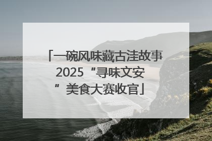 一碗风味藏古洼故事 2025“寻味文安”美食大赛收官