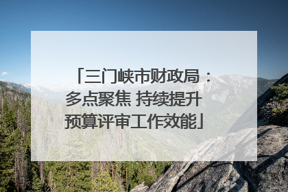 三门峡市财政局：多点聚焦 持续提升预算评审工作效能