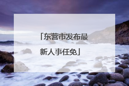 东营市发布最新人事任免