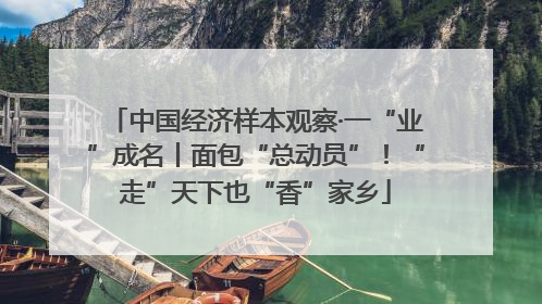 中国经济样本观察·一“业”成名丨面包“总动员”！“走”天下也“香”家乡