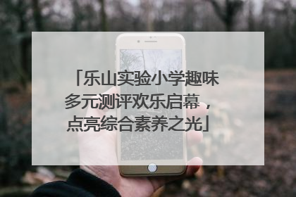 乐山实验小学趣味多元测评欢乐启幕，点亮综合素养之光