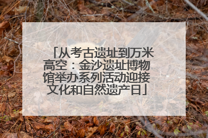 从考古遗址到万米高空：金沙遗址博物馆举办系列活动迎接文化和自然遗产日
