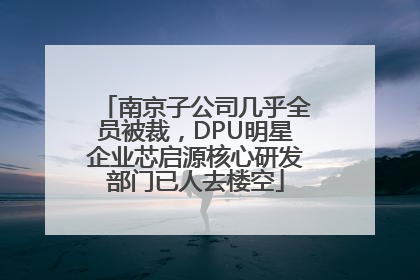 南京子公司几乎全员被裁，DPU明星企业芯启源核心研发部门已人去楼空