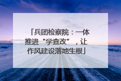 兵团检察院：一体推进“学查改”，让作风建设落地生根