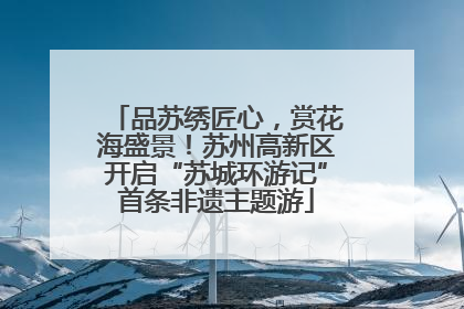 品苏绣匠心，赏花海盛景！苏州高新区开启“苏城环游记”首条非遗主题游