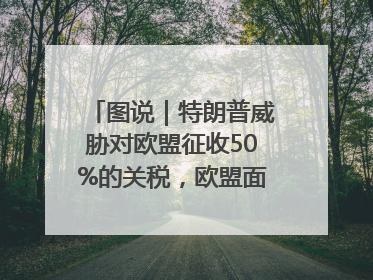 图说｜特朗普威胁对欧盟征收50%的关税，欧盟面临多重压力