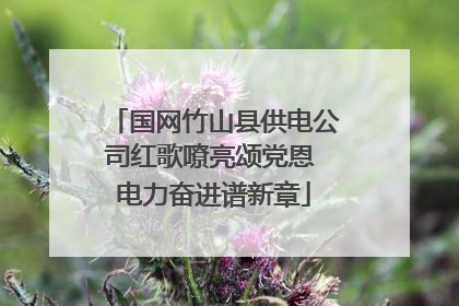 国网竹山县供电公司红歌嘹亮颂党恩 电力奋进谱新章