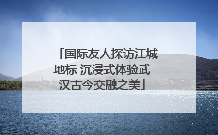 国际友人探访江城地标 沉浸式体验武汉古今交融之美