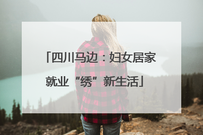 四川马边：妇女居家就业“绣”新生活
