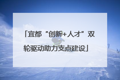 宜都“创新+人才”双轮驱动助力支点建设