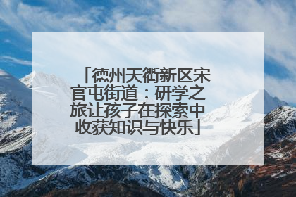 德州天衢新区宋官屯街道：研学之旅让孩子在探索中收获知识与快乐