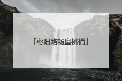 枣阳路畅皇桃俏