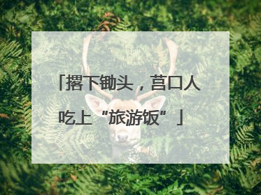 撂下锄头，莒口人吃上“旅游饭”