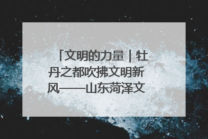文明的力量｜牡丹之都吹拂文明新风——山东菏泽文明创建一线见闻