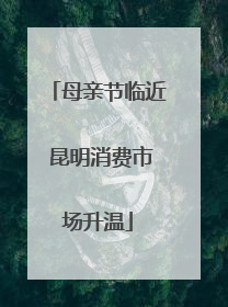 母亲节临近 昆明消费市场升温