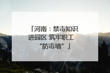 河南：禁毒知识进园区 筑牢职工“防毒墙”
