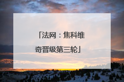 法网：焦科维奇晋级第三轮