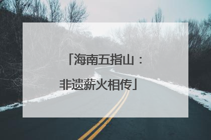海南五指山：非遗薪火相传