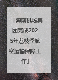 海南机场集团完成2025年荔枝季航空运输保障工作
