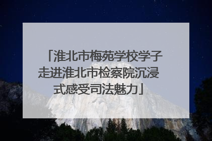 淮北市梅苑学校学子走进淮北市检察院沉浸式感受司法魅力