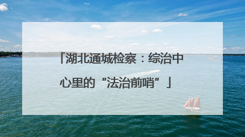 湖北通城检察：综治中心里的“法治前哨”