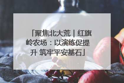 聚焦北大荒｜红旗岭农场：以演练促提升 筑牢平安基石