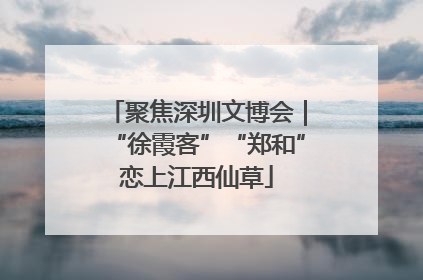 聚焦深圳文博会｜“徐霞客”“郑和”恋上江西仙草