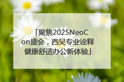 聚焦2025NeoCon盛会，西昊专业诠释健康舒适办公新体验