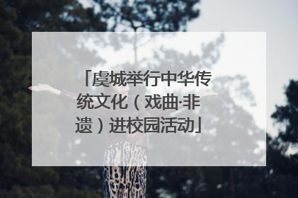 虞城举行中华传统文化（戏曲·非遗）进校园活动