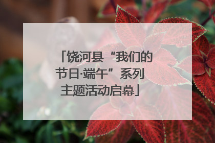 饶河县“我们的节日·端午”系列主题活动启幕