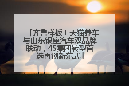 齐鲁样板！天猫养车与山东银座汽车双品牌联动，4S集团转型首选再创新范式