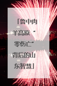 鲁中肉羊高原“零伤亡”背后的山东智慧