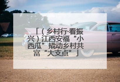 （乡村行·看振兴）江西安福“小西瓜”撬动乡村共富“大支点”