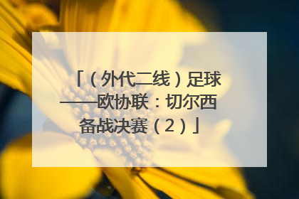 （外代二线）足球——欧协联：切尔西备战决赛（2）