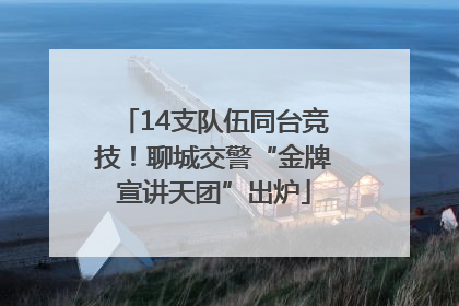 14支队伍同台竞技！聊城交警“金牌宣讲天团”出炉