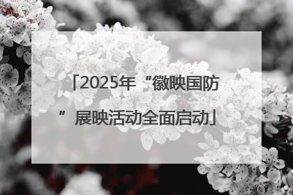 2025年“徽映国防”展映活动全面启动