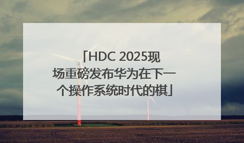 HDC 2025现场重磅发布华为在下一个操作系统时代的棋