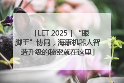 LET 2025｜“眼脚手”协同，海康机器人智造升级的秘密就在这里